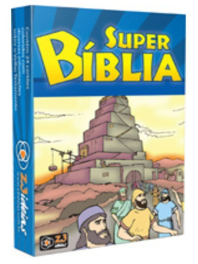 SUPER BÍBLIA AZUL CARTÕES COLORIDOS VELHO TESTAMENTO Z3 IDÉIAS