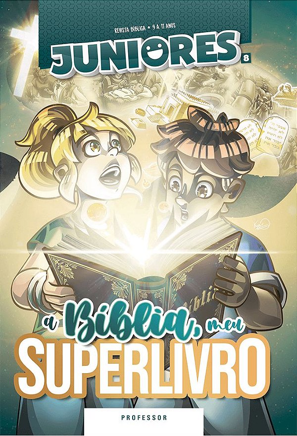 A BÍBLIA MEU SUPER LIVRO PROFESSOR JUNIORES CRISTÃ EVANGÉLICA VOL 8