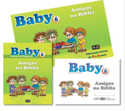 AMIGOS NA BÍBLIA KIT BABY VOL 6 Z3 IDÉIAS