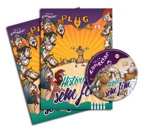 HISTÓRIA SEM FIM KIT PROFESSOR PLUG KIDS CRISTÃ EVANGÉLICA VOL 13