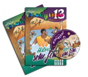 HISTÓRIA SEM FIM KIT PROFESSOR PLUGUINHO CRISTÃ EVANGÉLICA VOL 13