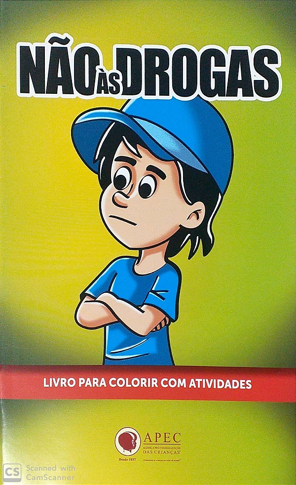 NÃO ÀS DROGAS LIVRINHO APEC
