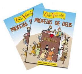 PROFETAS DE DEUS KIT PROFESSOR CULTO INFANTIL CRISTÃ EVANGÉLICA VOL 15