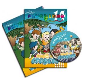 TEMPO DE CRESCER KIT PROFESSOR PLUGUINHO CRISTÃ EVANGÉLICA VOL 14