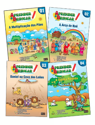 APRENDER E BRINCAR KIT COM 4 VOLUMES Z3 EDITORA