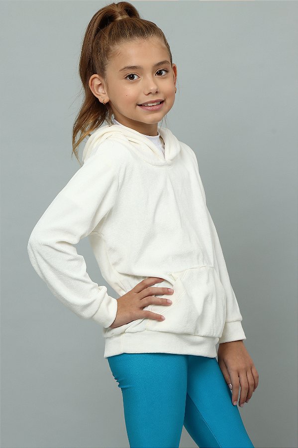 Blusa Fleece Branca