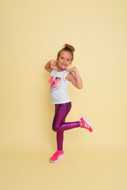 Calça Brilho Pink