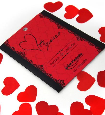 Pétalas de Coração 120unid