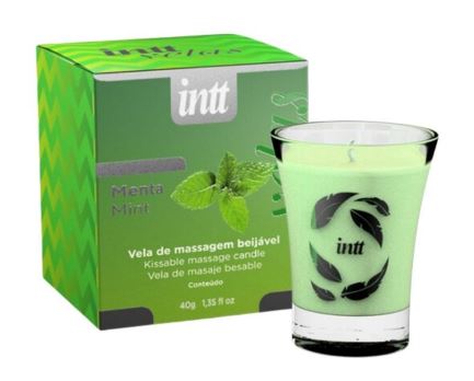 Vela de Massagem Beijável Menta