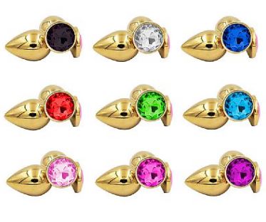 Plug Anal Dourado M