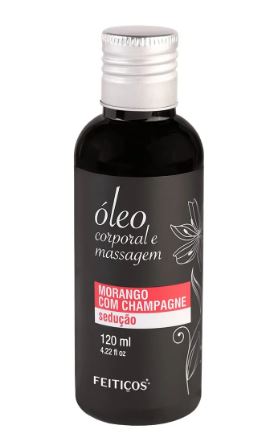 Óleo de Massagem Morango com Champagne - Sedução