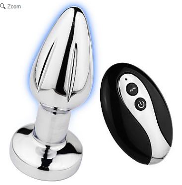 Plug Anal com Vibro e Controle Remoto