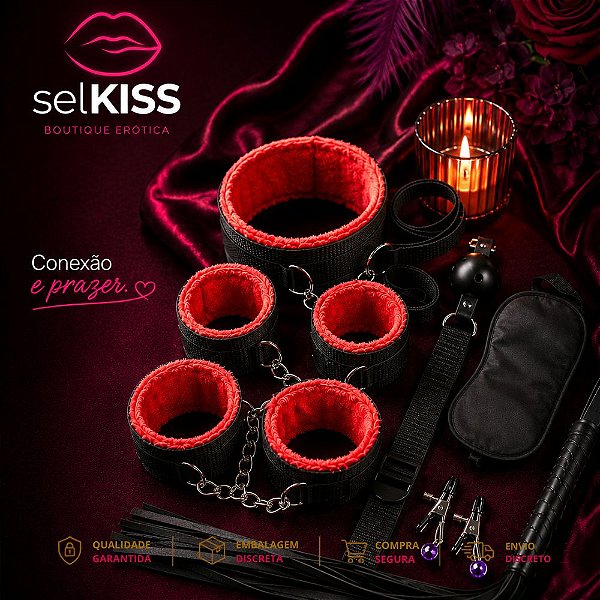 Kit Bondage Preto