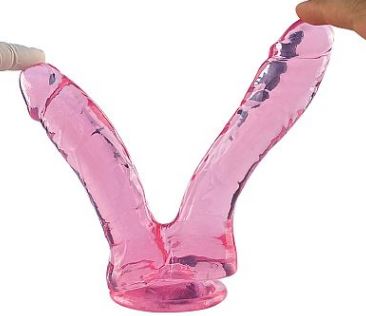 Protese Duplo Transparente - 17,3 x 3,5cm