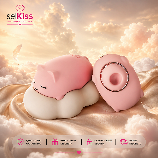 Vibrador de Pulsação Gato Via APP