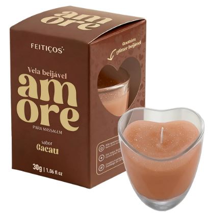 Vela Beijável Cacau 30g