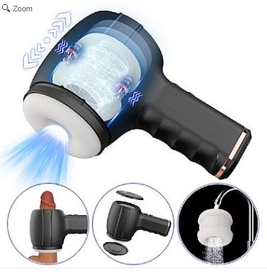 Masturbador Masculino Pistola com Vai e vem