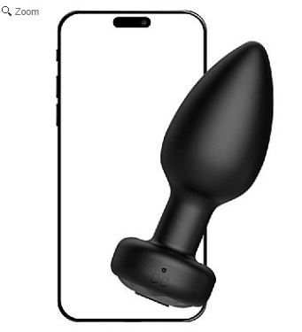Plug Anal com Vibro Via APP