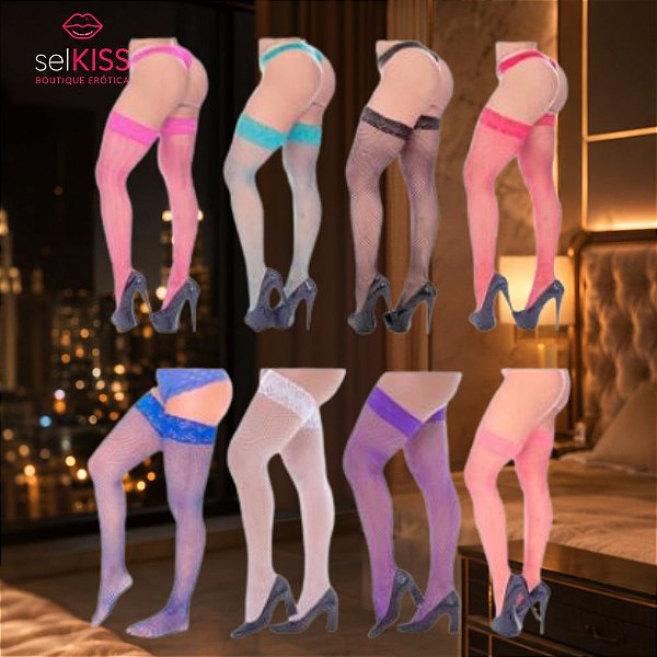 Meia calça Arrastão 7/8 Cores
