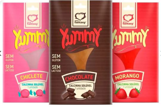 Calcinha Comestível Sabores