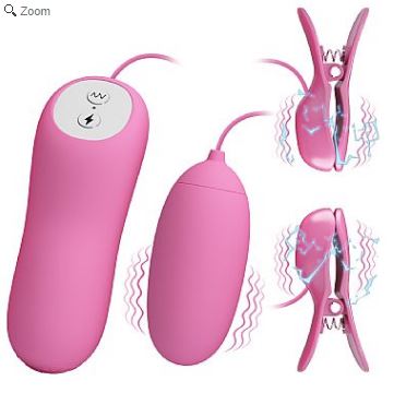 Vibrador Para Clitóris e Mamilo