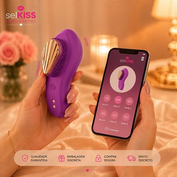 Vibrador de Calcinha Via APP