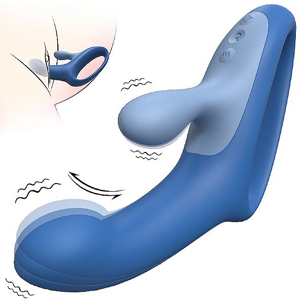 Vibrador de Ponto G e Clitóris Vem Cá