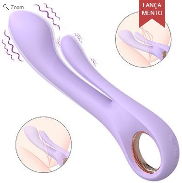 Vibrador de Ponto G e Clitóris