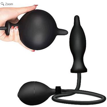 Plug Anal Inflável - 11,5 cm x 3,5 cm