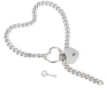 Coleira de Corrente Coração