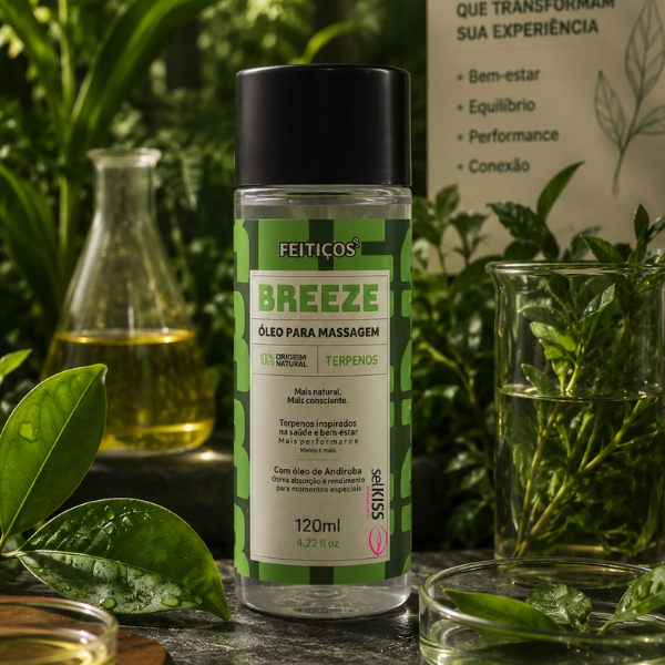 BREEZE Óleo para Massagem com Terpenos