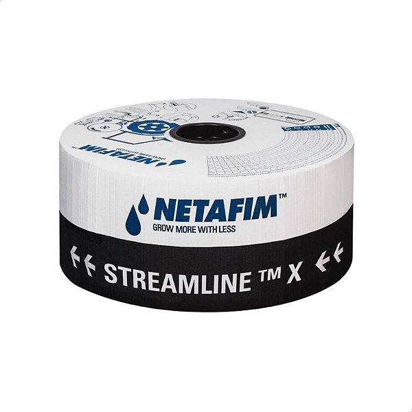 Mangueira de gotejamento Netafim Streamline X 16060 1,60l/h - 1.000 metros