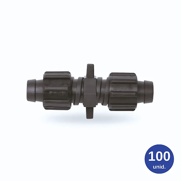 União 16mm com Porca (4 a 24 mil) - 100 unid.