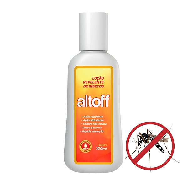 Altoff Loção Repelente de Insetos 100 ml - Protege da Dengue/Zika