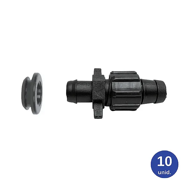 Kit Conector Inicial 16mm Com Anel de Vedação Chula - 10 Unid.