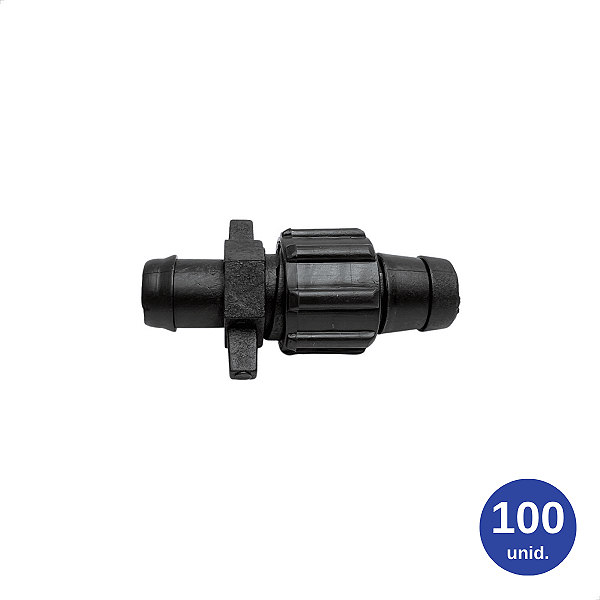 Conector Inicial 16mm com Rosca Ponta Grossa - 100 unid.