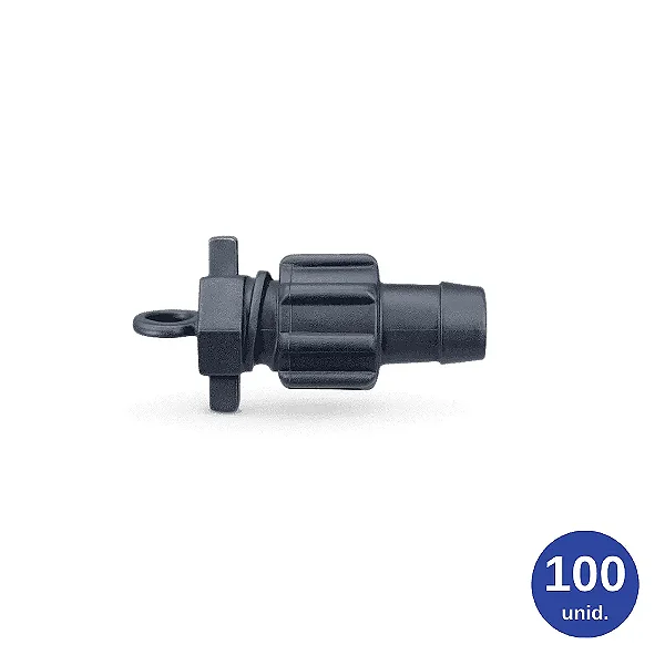 Fim de Linha 16mm com Porca (4 a 24 mil) - 100 unid.