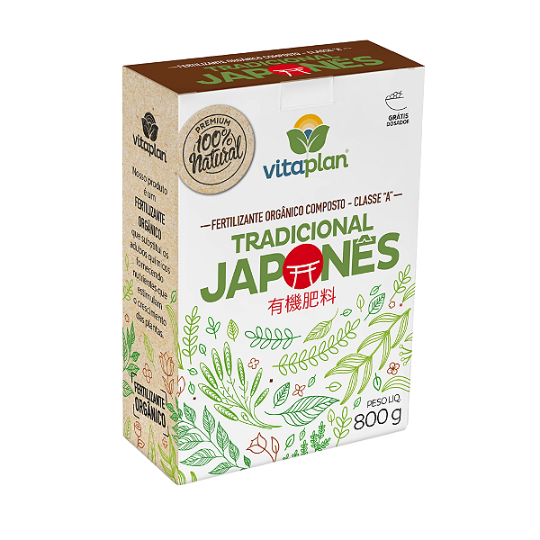 Fertilizante Composto Orgânico Bokashi Tradicional Japonês 800g - Vitaplan