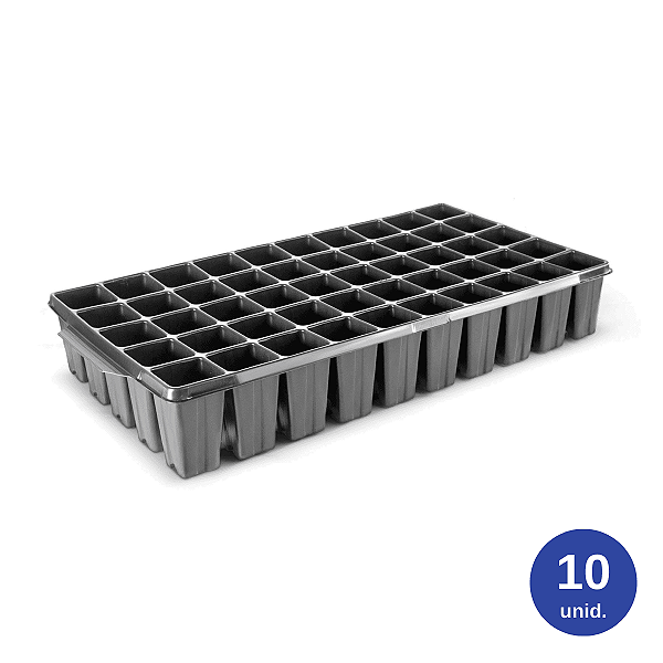 Bandeja 50 Células Quadradas Nutriplan - 10 unid.