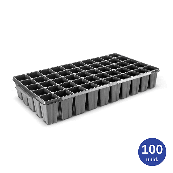 Bandeja 50 Células Quadradas Nutriplan - 100 unid.
