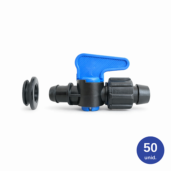 Kit Registro Inicial com Rosca + Chula 16mm - 50 unid.