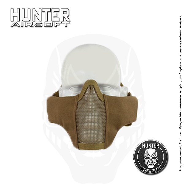 Máscara Airsoft Confort Tan - Hunter Airsoft