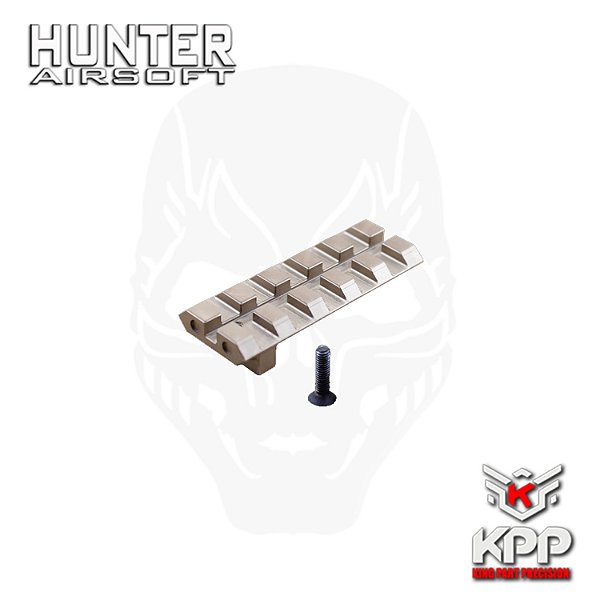 Trilho picatinny 55 mm Glock GBB Tan - KPP