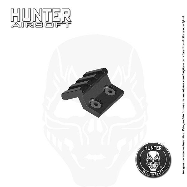 Trilho angular 45º Keymod 3 slot's - Hunter Airsoft
