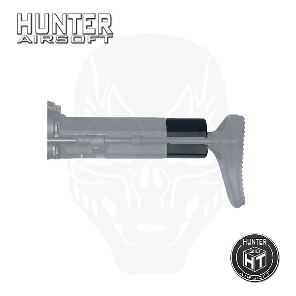 Prolongador stock tube bateria KWA T6 QRF 3D - Hunter Airsoft
