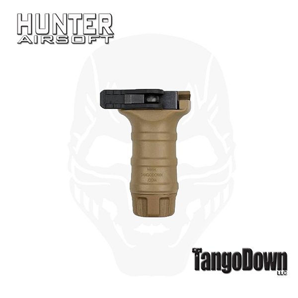 Front Grip vertical trilho 22mm engate rápido Tan - Tango Down LLC