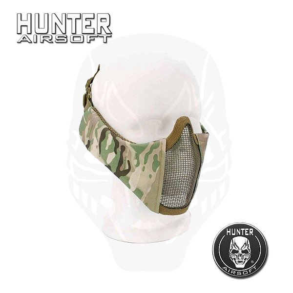 Máscara Airsoft Confort protetor de orelha Multicam - Hunter Airsoft
