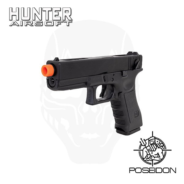 Pistola Airsoft PBW-S18B Glock G18 Black GBB - Poseidon