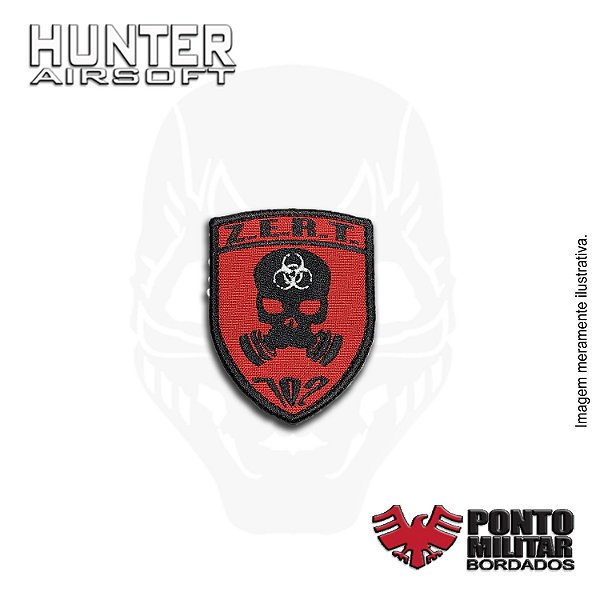 Patch Z.E.R.T Group bordado - Ponto Militar