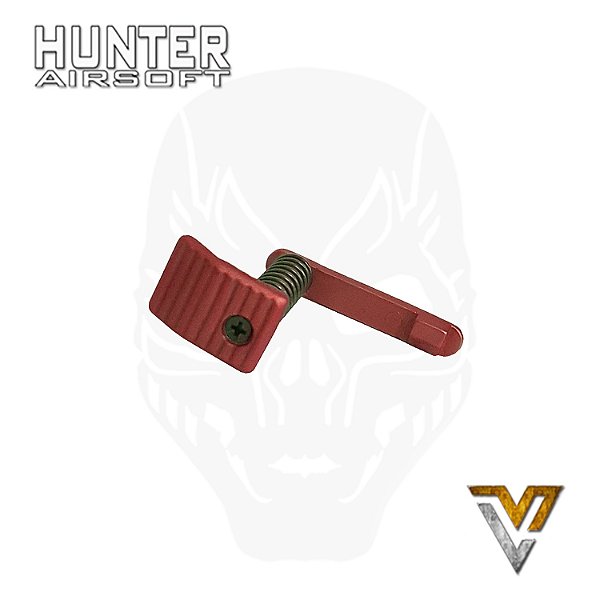 Mag release M4/M16 AEG Amoeba vermelho - VL Airsoft Parts
